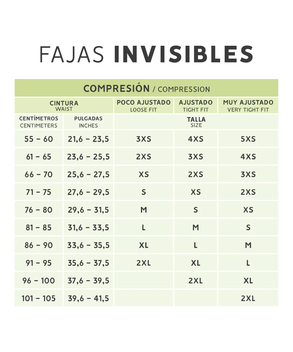 Fajas Invisibles sin Costuras ( Ref. C-040 )