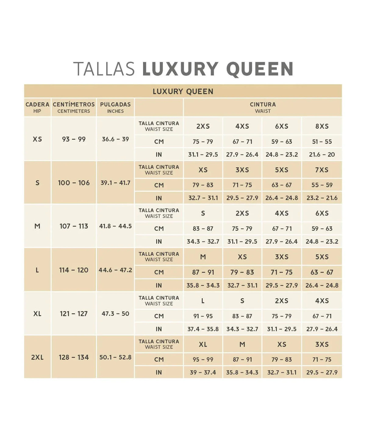 Faja reloj de arena - Luxury Queen ( Ref. LUXI-051 / LUXI-251 )