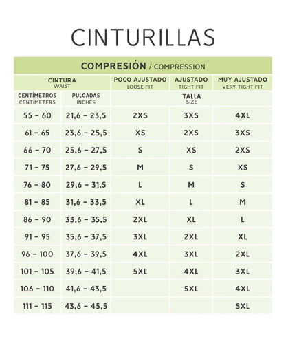 Faja Chaleco Cinturilla Colombiana ( Ref. O-060 )