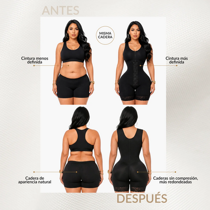 Comparativo de ajuste con faja BBL Luxury Queen LUXBBL-293